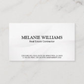 Gouden gebouwen | onroerende goederen visitekaartje (Achterkant)