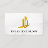 Gouden gebouwen | onroerende goederen visitekaartje (Voorkant)