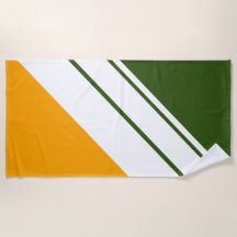 Gouden Geel Bos Groen Wit Racing Stripes