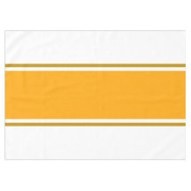 Gouden Geel Bruin Racing Strepen op Wit