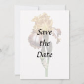 Gouden Geel en Bronzen Iris Save The Date (Achterkant)