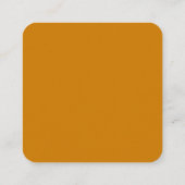 Gouden Geel Moderne Aangepaste QR Code Huwelijk RS Informatiekaartje (Achterkant)