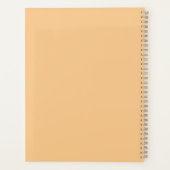 Gouden Geel Werk Corporate Business Executive Planner (Achterkant)