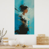 Gouden gefluister van onschuld poster (Keuken)