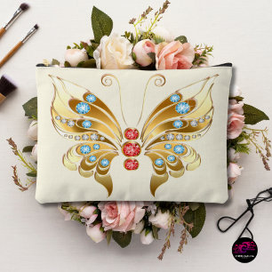 Gouden Gejuweelde Vlinder Etui