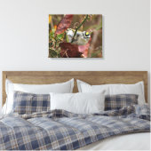 Gouden gekroonde koningin canvas afdruk (Insitu (Slaapkamer))