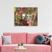 Gouden gekroonde koningin canvas afdruk (Insitu (Woonkamer))