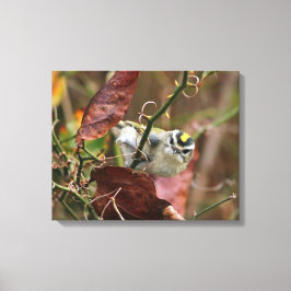 Gouden gekroonde koningin canvas afdruk