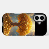 gouden geldboom gouden munten Case-Mate iPhone case (Achterkant (horizontaal))