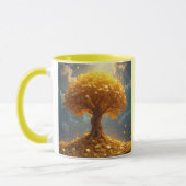 Gouden geldboom Gouden munten Mok (Links)