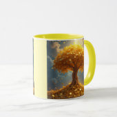 Gouden geldboom Gouden munten Mok (Voorkant rechts)