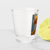 Gouden geldboom Gouden munten Shot Glas (Links)