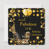 Gouden Gele Balloons op hoog niveau Kaart (Voorkant)