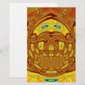 Gouden Gele Baseball Handschoen Art Print (Voorkant / Achterkant)