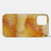 Gouden Gele Bloem Bloemen Kunst Telefoon Case (Achterkant (horizontaal))