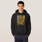 Gouden Gele Draak Hoodie (Voorkant volledig)