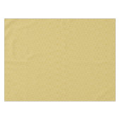 Gouden Gele Golven Art Deco Stijl Patroon Tafelkleed (Voorkant (Horizontaal))