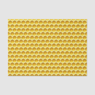 Gouden Gele Honingraat Bijen thema Geschenken & Am Tissuepapier