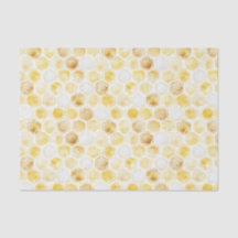 Gouden gele honingraat verjaardag