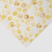 Gouden gele honingraat verjaardag tissuepapier (Detail)