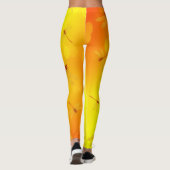 Gouden Gele Libel Patroon, Leggings (Achterkant)