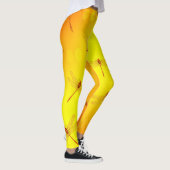 Gouden Gele Libel Patroon, Leggings (Rechts)