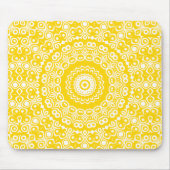 Gouden Gele Mandala Patroon Muismat (Voorkant)