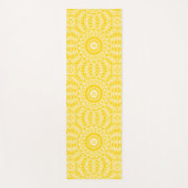 Gouden Gele Mandala Patroon Yogamat (Voorkant)