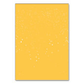 Gouden Gele Roos Bloemige Bruiloft | Plaatskaartje Kaart (Achterkant)