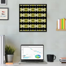 Gouden Gele Sierstreep Naadloos Patroon