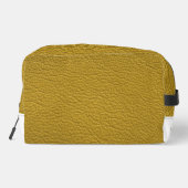 Gouden gele toilettas toilettasje (Achterkant)