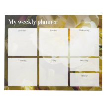 Gouden Gele Tulp Weekplanner