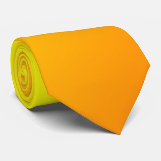 Gouden Gele Zonnehelling Stropdas (Opgerold)