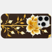 Gouden Gelijste Roos Decoratieve Kunst Case-Mate iPhone Case (Achterkant (horizontaal))