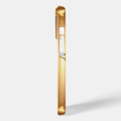 Gouden Gelijste Roos Decoratieve Kunst Case-Mate iPhone Case (Achterkant / Links)