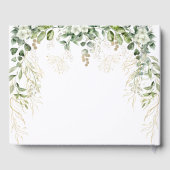 Gouden Geloften: een botanisch huwelijksgastenboek Gastenboek (Achterkant)