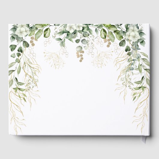 Gouden Geloften: een botanisch huwelijksgastenboek Gastenboek (Achterkant)