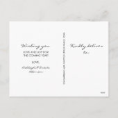 Gouden Gelukkig Manuscript | van het Nieuwjaar de Feestdagenkaart (Achterkant)