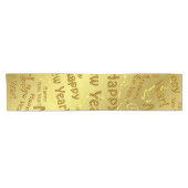 gouden gelukkige jaren korte tafelloper (Horizontaal)