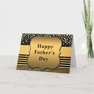 Gouden Gelukkige Vaderdag Kaart - Beste Papa Ooit