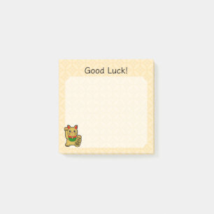 Gouden Gelukskat- Veel Succes Post-it® Notes
