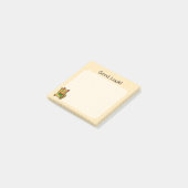 Gouden Gelukskat- Veel Succes Post-it® Notes (Schuin)