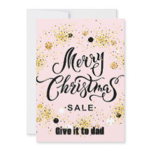 Gouden geluksster, zwarte artistieke tekst Merry C