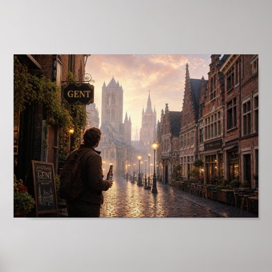 Gouden Gentse Klinker Droomposter Poster (Voorkant)