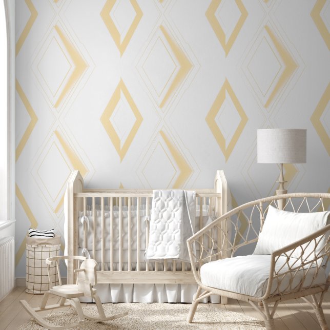 Gouden Geometrie Behang (Kinderen)