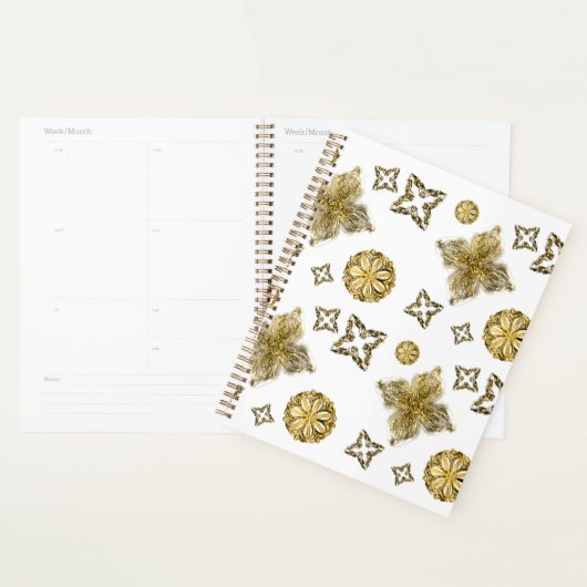 Gouden geometrie elementen Planner (Display)