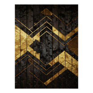 Gouden Geometrie Perfect Poster