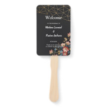 Gouden Geometrisch Huwelijksprogramma