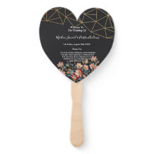 Gouden Geometrisch Huwelijksprogramma