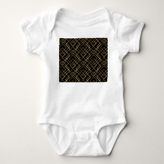 Gouden geometrisch, naadloos ruitpatroon. romper (Voorkant)